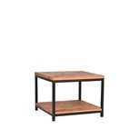 Bijzettafel Vintage - Rough - Mangohout - 60x60 cm Bijzettafel Vintage - Rough - Mangohout - 60x60 cm