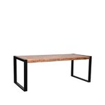 Eetkamertafel Brussels - Rough - Mangohout - 240x100 cm Eetkamertafel Brussels - Rough - Mangohout - 240x100 cm