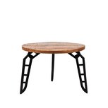 Salontafel Flintstone - Rough - Mangohout - Rond - 60 cm Salontafel Flintstone - Rough - Mangohout - Rond - 60 cm