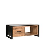 Salontafel Lock - Rough - Mangohout - 110x60 cm Salontafel Lock - Rough - Mangohout - 110x60 cm