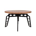 Salontafel Pebble - Rough - Mangohout - Rond - 80 cm Salontafel Pebble - Rough - Mangohout - Rond - 80 cm