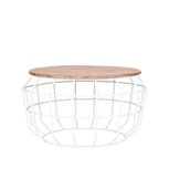 Salontafel Pixel - Wit - Metaal - XL Salontafel Pixel - Wit - Metaal - XL