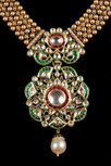 Close up of diamond necklace Close up of diamond necklace