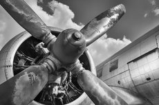 Vintage aircraft propeller Vintage aircraft propeller