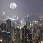Skyline of Hong Kong City Skyline of Hong Kong City