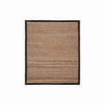 LABEL51 Vloerkleed Jute - Zwart - Jute - 140x160 Cm LABEL51 Vloerkleed Jute - Zwart - Jute - 140x160 Cm