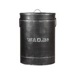 LABEL51 Opbergblik Wasmand - Zwart - Metaal - L LABEL51 Opbergblik Wasmand - Zwart - Metaal - L