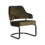 LABEL51 Fauteuil Otta - Army green - Fluweel LABEL51 Fauteuil Otta - Army green - Fluweel
