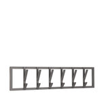 LABEL51 Kapstok Frame - Burned Steel - Metaal - XL LABEL51 Kapstok Frame - Burned Steel - Metaal - XL