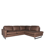 LABEL51 Hoekbank Arezzo - Bruin - Microfiber - 2,5-Zits + Ottomane LABEL51 Hoekbank Arezzo - Bruin - Microfiber - 2,5-Zits + Ottomane