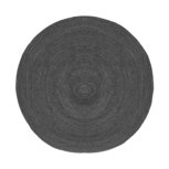 LABEL51 Vloerkleed Jute - Antraciet - Jute - 180 LABEL51 Vloerkleed Jute - Antraciet - Jute - 180