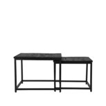 LABEL51 Salontafel Couple - Zwart - Mangohout LABEL51 Salontafel Couple - Zwart - Mangohout
