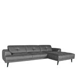 LABEL51 Hoekbank Salerno - Antraciet - Microfiber - 2,5-Zits + Chaise Longue LABEL51 Hoekbank Salerno - Antraciet - Microfiber - 2,5-Zits + Chaise Longue