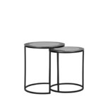 LABEL51 Salontafel Set Pair - Antiek ash - Metaal - 40 cm LABEL51 Salontafel Set Pair - Antiek ash - Metaal - 40 cm