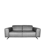 LABEL51 Bank Modena - Grijs - Microfiber - 2-Zits LABEL51 Bank Modena - Grijs - Microfiber - 2-Zits