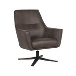 LABEL51 Fauteuil Tod - Antraciet - Microfiber LABEL51 Fauteuil Tod - Antraciet - Microfiber