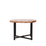 LABEL51 Bijzettafel Dex - Rough - Mangohout - Rond - 60 cm Bijzettafels LABEL51 Bijzettafel Dex - Rough - Mangohout - Rond - 60 cm Bijzettafels