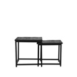 LABEL51 Salontafel Twain - Zwart - Mangohout Salontafels LABEL51 Salontafel Twain - Zwart - Mangohout Salontafels