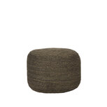 LABEL51 Poef Jute - Army green - Jute - 50 cm Poef LABEL51 Poef Jute - Army green - Jute - 50 cm Poef
