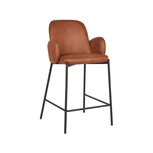 LABEL51 Barkruk Jari - Cognac - Microfiber Barkrukken LABEL51 Barkruk Jari - Cognac - Microfiber Barkrukken