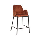 LABEL51 Barkruk Jari - Rust - Velours Barkrukken LABEL51 Barkruk Jari - Rust - Velours Barkrukken