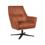 LABEL51 Fauteuil Tod - Cognac - Microfiber Fauteuils LABEL51 Fauteuil Tod - Cognac - Microfiber Fauteuils