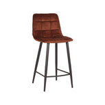 LABEL51 Barkruk Jelt - Rust - Velours Barkrukken LABEL51 Barkruk Jelt - Rust - Velours Barkrukken