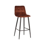 LABEL51 Barkruk Jelt - Rust - Velours Barkrukken LABEL51 Barkruk Jelt - Rust - Velours Barkrukken