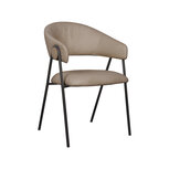 LABEL51 Eetkamerstoel Lowen - Bruin - Boucle Eetkamerstoelen LABEL51 Eetkamerstoel Lowen - Bruin - Boucle Eetkamerstoelen