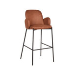 Berghuis Barkruk Jari - Cognac - Microfiber Berghuis Barkruk Jari - Cognac - Microfiber