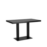 Berghuis Eetkamertafel Restauranttafel - Zwart - Mangohout Berghuis Eetkamertafel Restauranttafel - Zwart - Mangohout