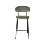 Berghuis Barkruk Zack - Army green - Ribcord - Zithoogte 78 Berghuis Barkruk Zack - Army green - Ribcord - Zithoogte 78