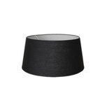 Berghuis Lampenkap Drum - Zwart - Stof - Rond - 20 cm Berghuis Lampenkap Drum - Zwart - Stof - Rond - 20 cm