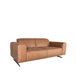 Berghuis Bank Modena - Cognac - Microfiber - 2-Zits Berghuis Bank Modena - Cognac - Microfiber - 2-Zits