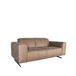 Berghuis Bank Modena - Taupe - Microfiber - 2-Zits Berghuis Bank Modena - Taupe - Microfiber - 2-Zits