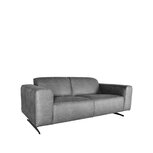 Berghuis Bank Modena - Grijs - Microfiber - 2-Zits Berghuis Bank Modena - Grijs - Microfiber - 2-Zits
