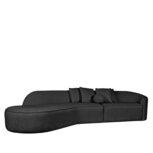 Berghuis Bank Stelvio - Antraciet - Boucle Berghuis Bank Stelvio - Antraciet - Boucle