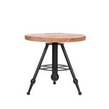 Berghuis Bijzettafel Solid - Rough - Mangohout - Rond - 45 cm Berghuis Bijzettafel Solid - Rough - Mangohout - Rond - 45 cm