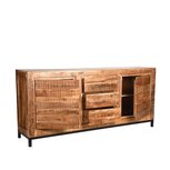 Berghuis Dressoir Ghent - Rough - Mangohout - 190 cm Berghuis Dressoir Ghent - Rough - Mangohout - 190 cm
