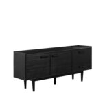 Berghuis Dressoir Cali - Zwart - Acaciahout Berghuis Dressoir Cali - Zwart - Acaciahout