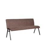 Berghuis Eetkamerbank Matz - Truffel grijs - Microfiber - 175 cm Berghuis Eetkamerbank Matz - Truffel grijs - Microfiber - 175 cm