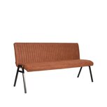 Berghuis Eetkamerbank Matz - Cognac - Microfiber - 175 cm Berghuis Eetkamerbank Matz - Cognac - Microfiber - 175 cm