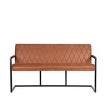 Berghuis Eetkamerbank Denmark - Cognac - Microfiber - 155 cm Berghuis Eetkamerbank Denmark - Cognac - Microfiber - 155 cm