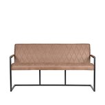 Berghuis Eetkamerbank Denmark - Stone - Microfiber - 155 cm Berghuis Eetkamerbank Denmark - Stone - Microfiber - 155 cm