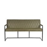Berghuis Eetkamerbank Denmark - Army green - Microfiber - 155 cm Berghuis Eetkamerbank Denmark - Army green - Microfiber - 155 cm