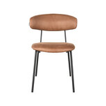 Berghuis Eetkamerstoel Zack - Cognac - Micro Suede Berghuis Eetkamerstoel Zack - Cognac - Micro Suede