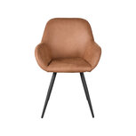 Berghuis Eetkamerstoel Fender - Cognac - Micro Suede Berghuis Eetkamerstoel Fender - Cognac - Micro Suede