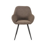 Berghuis Eetkamerstoel Fender - Bruin - Boucle Berghuis Eetkamerstoel Fender - Bruin - Boucle