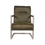 Berghuis Fauteuil Jim - Army green - Microfiber Berghuis Fauteuil Jim - Army green - Microfiber