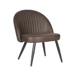Berghuis Fauteuil Enzo - Antraciet - Microfiber Berghuis Fauteuil Enzo - Antraciet - Microfiber